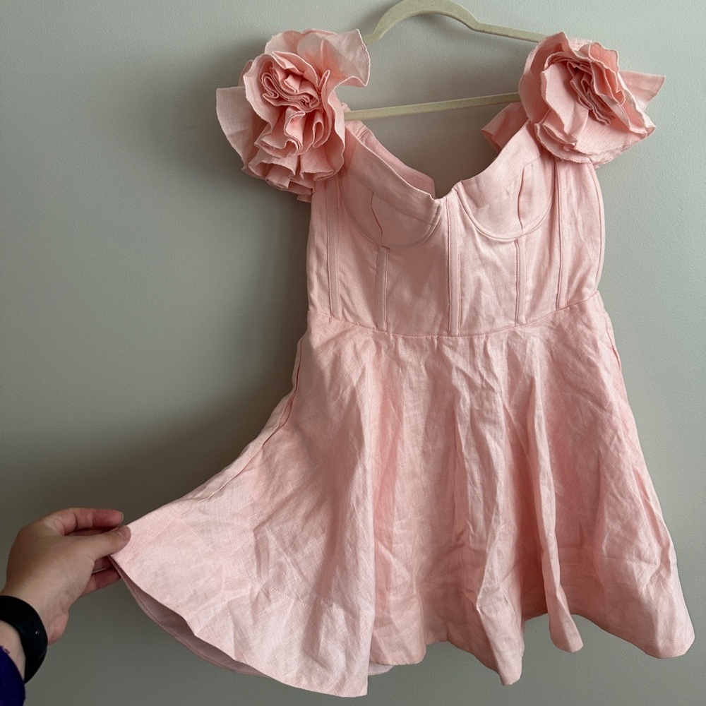 Bardot Sigma Mini Dress In Soft Pink - Picture 11 of 15